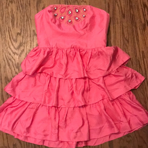 Lilly Pulitzer Dresses & Skirts - Lilly Pulitzer pink diamond cocktail dress
